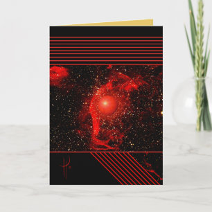 Red Scarf Karte