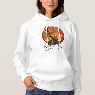 Red Schulter Hawk LAST DESERT LIGHTS Hoodie
