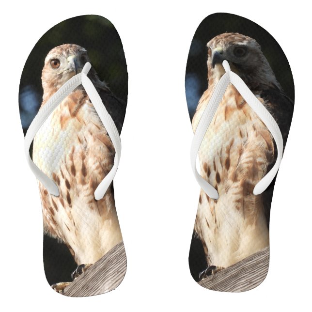 Red Schwanz Hawk Flip Flops (Fußbett)