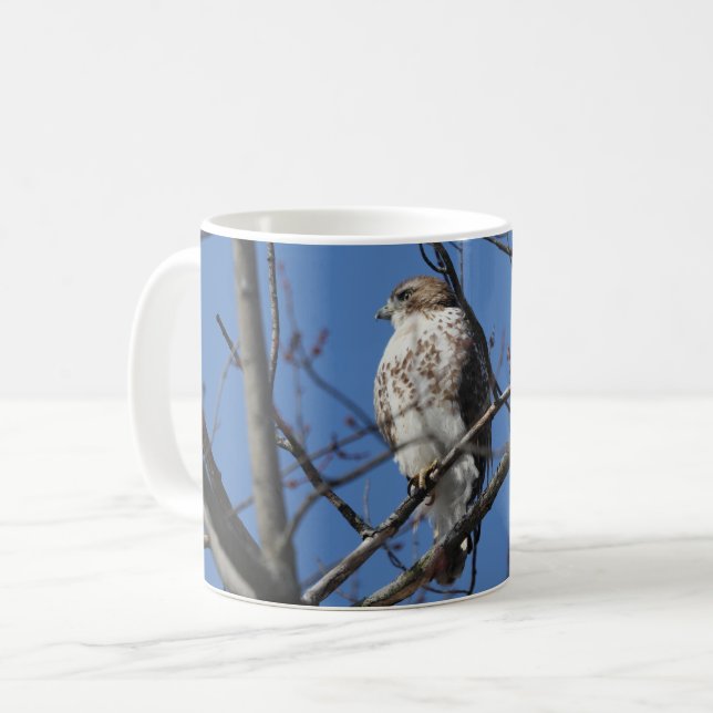 Red Schwanz Hawk Kaffeetasse (Vorderseite Links)