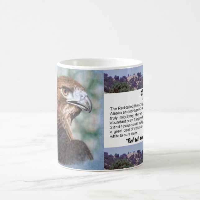 Red-Schwanz Hawk Tasse (Mittel)