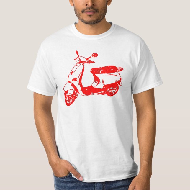 Red Scooter T-Shirt (Vorderseite)