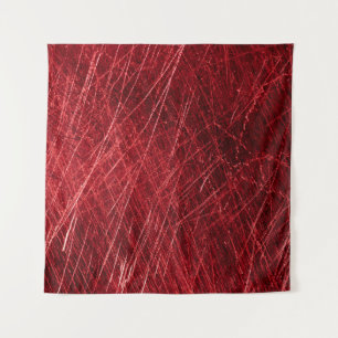Red scratch abstract backgroundabstract, aged, alu wandteppich