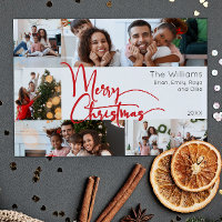 Red Script frohe Weihnachten Jahr in Review 6 Foto