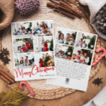 Red Script Frohe Weihnachten Vertical 10 Foto<br><div class="desc">Feiern Sie die Saison mit diesem roten Drehbuch Frohe Weihnachten senkrechten 10-Foto-Urlaubskarte mit einer Touch von elegantem Charme. Das schicke Design präsentiert eine einfache rot-weiße Farbpalette, die den gemütlichen Geist des Winters widerspiegelt. Seine moderne und einzigartige Anziehungskraft und seine rustikale Formulierung schaffen ein perfektes Gleichgewicht zwischen saisonalen und zeitgenössischen. Die...</div>