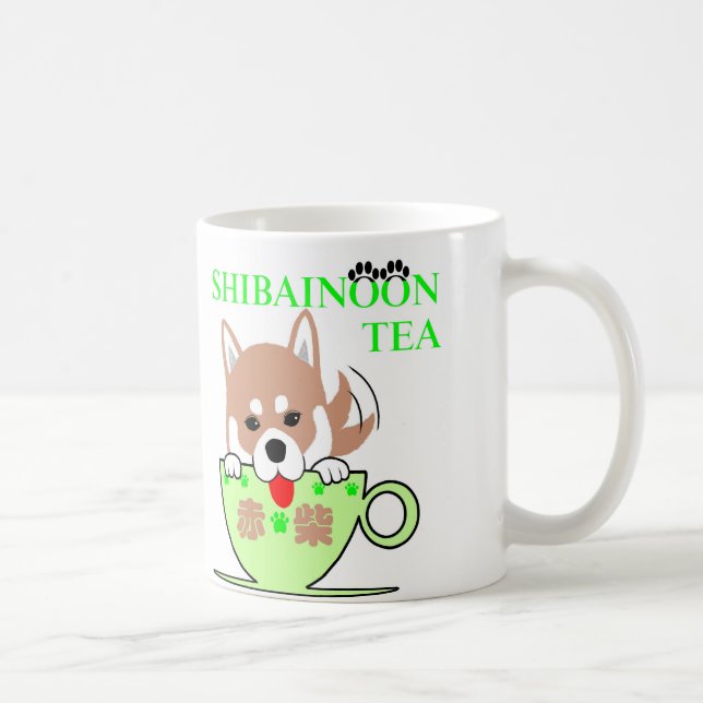 Red Shiba Inu Kaffeetasse (Rechts)