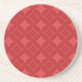 Red shippo pattern getränkeuntersetzer