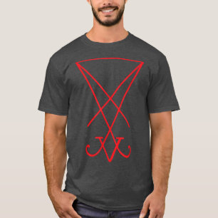 Red Sigil von Lucifer Witchcraft Magick Satan Occu T-Shirt