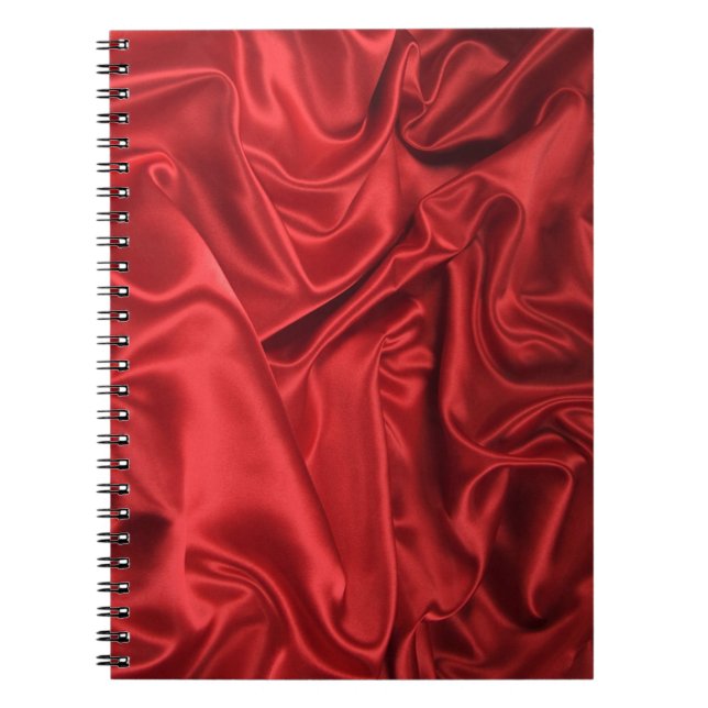 Red Silk/Foto Notebook (80 Seiten B&W) Notizblock (Vorderseite)