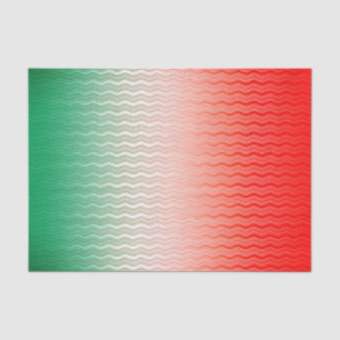 Red Silver Green Seidenpapier