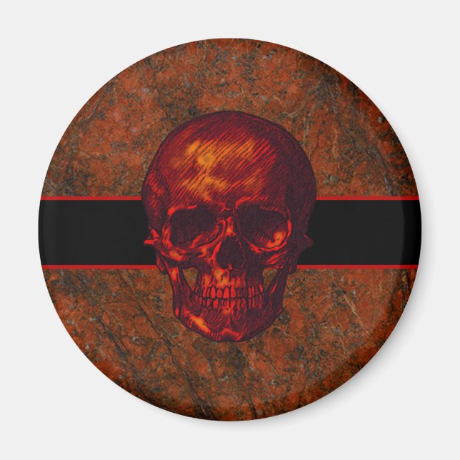 Red Skull Magnet (Vorne)