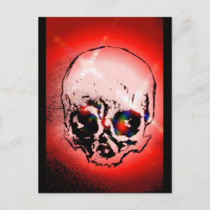 Red Skull Postkarte