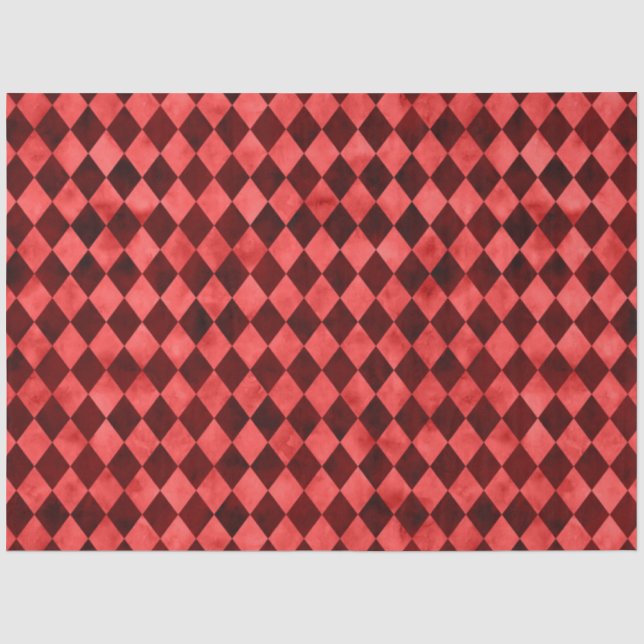 Red Skulls and Sunflower Series Design 10 Seidenpapier (Vorderseite)