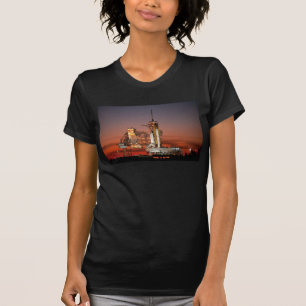 Red Sky for Space Shuttle Atlantis Start T-Shirt