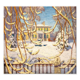Red Sleigh House, Winter | Lawren Harris | Fotodruck