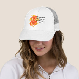 Red Snake on a Golden Blume" | Einzigartig und lux Truckerkappe