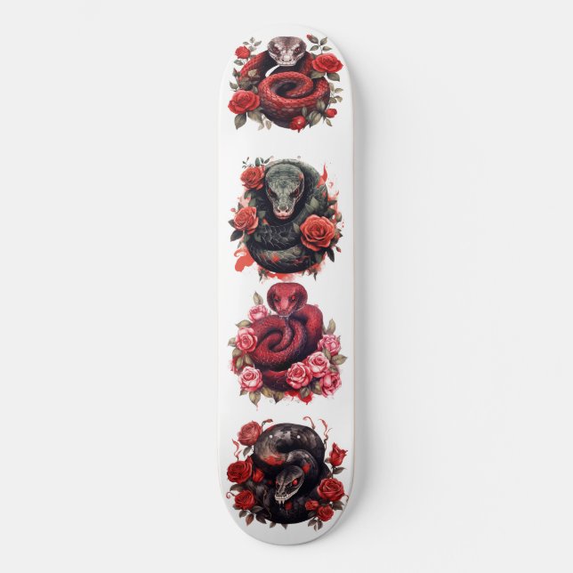 Red Snake Skateboard (Vorderseite)