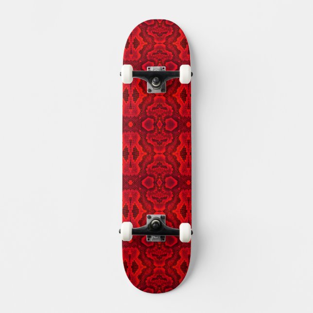 Red Snake Texture SkateBoard (Recto)