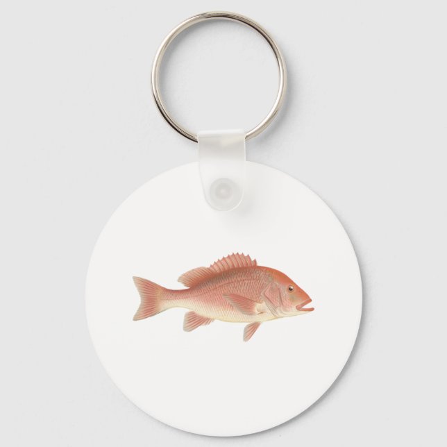 Red Snapper Art Schlüsselanhänger (Vorderseite)