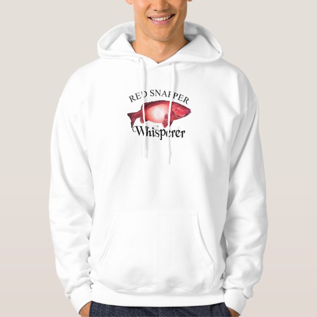 Red Snapper Whisperer Light Hoodie (Vorderseite)