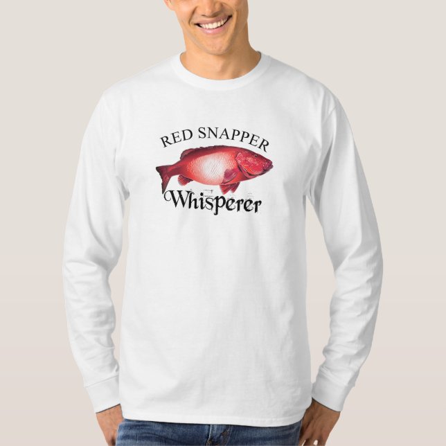 Red Snapper Whisperer Light T-Shirt (Vorderseite)