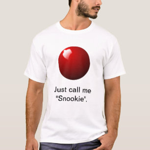 Red Snooker Ball Table Sport T-Shirt