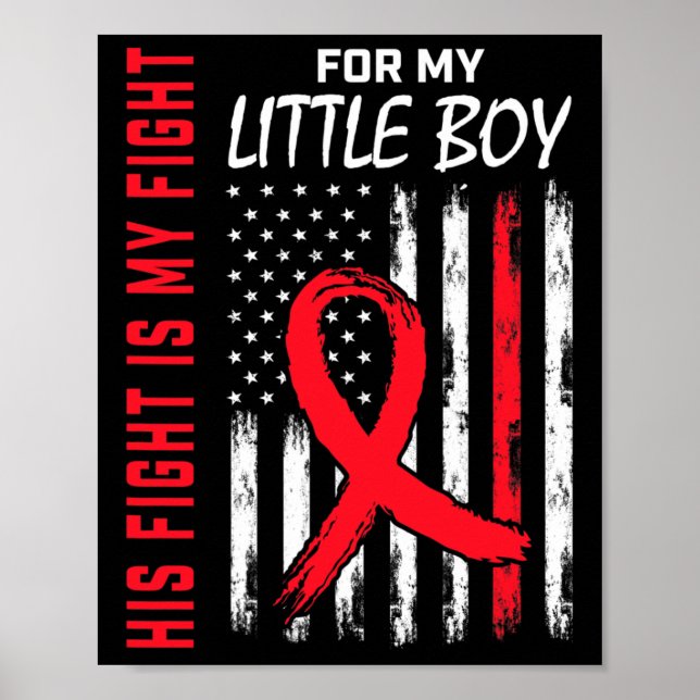 Red Son Kampfflugzeug Little Boy Heart Disease Usa Poster (Vorne)