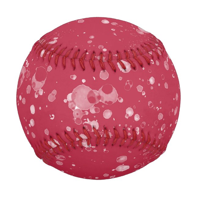 Red Splotchy Chaos Baseball (Vorderseite)