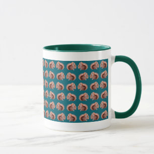 Red Squirrel Frenzy Tasse