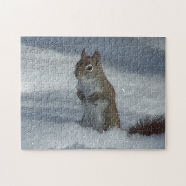 Red Squirrel Puzzle (Horizontal)