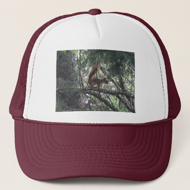 Red Squirrel Trucker Hat Truckerkappe (Vorderseite)