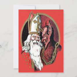Red St Nicholas Krampus