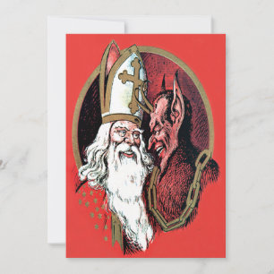 Red St Nicholas Krampus