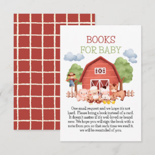 Red Stall Farm Books for Baby Begleitkarte