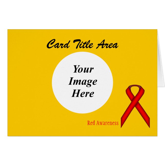 Red Standard Ribbon Template von Kenneth Yoncich (Vorderseite (Horizontal))