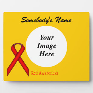 Red Standard Ribbon Template von Kenneth Yoncich Fotoplatte