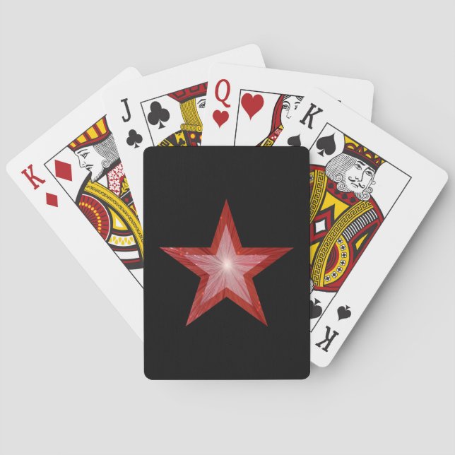 Red Star Black Spielkarten (Rückseite)