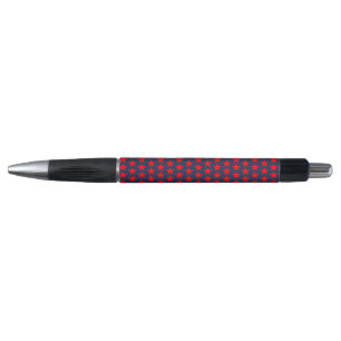 Red Star Pattern Kugelschreiber