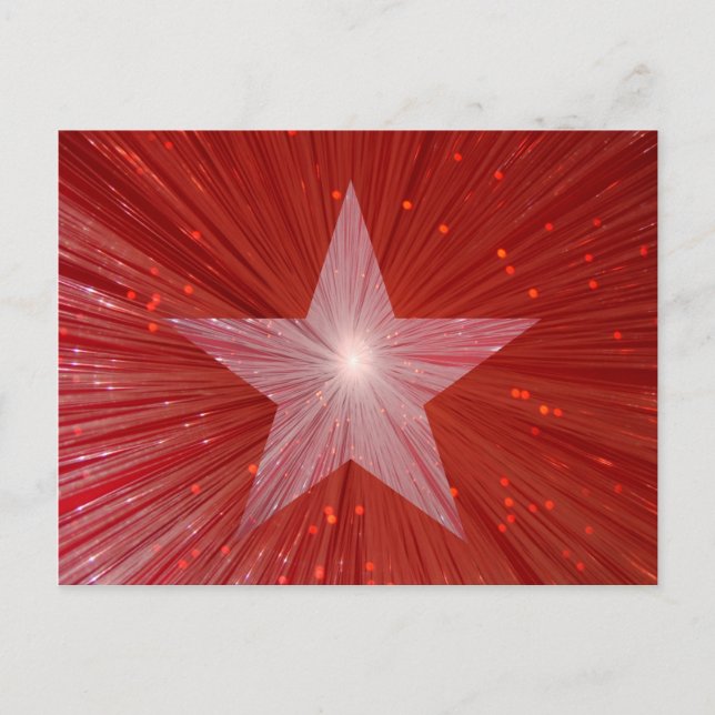 Red Star Postkarte (Vorderseite)