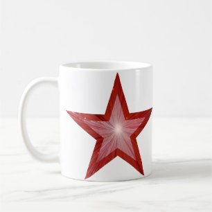 Red Star 'STAR!' Tasse weiß