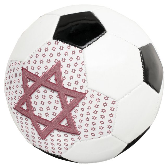 Red Star von David Seamless Fußball (Dreiviertel)