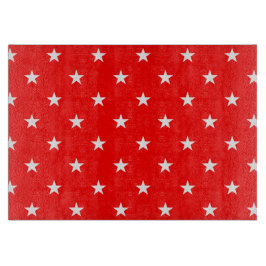 Red Stars Cutting Board Schneidebrett