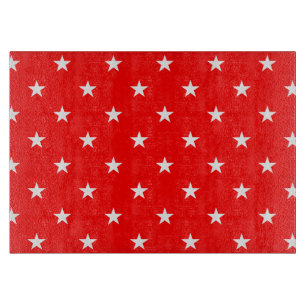 Red Stars Cutting Board Schneidebrett