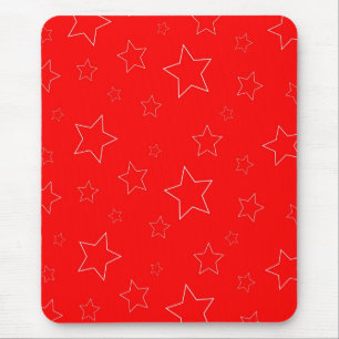 Red Stars Mousepad