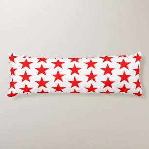 Red Stars Pattern Seitenschläferkissen