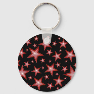 Red Stars Schlüsselanhänger schwarz