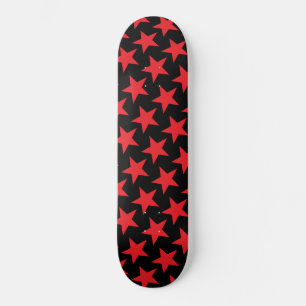 Red Stars Skateboard - Benutzerdefinierte Farben