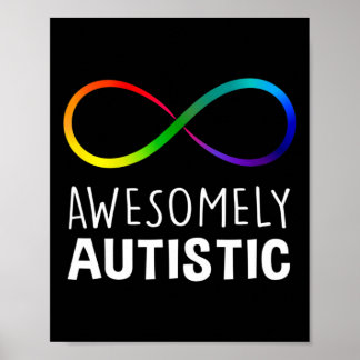Red Stattdessen Autismus Awesomely Autistic Infini Poster