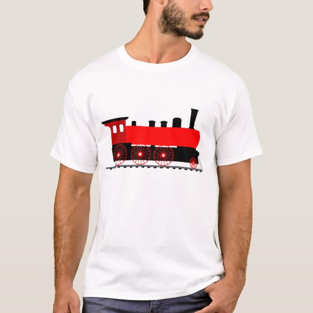 Red Steam Motor T-Shirt (Vorderseite)