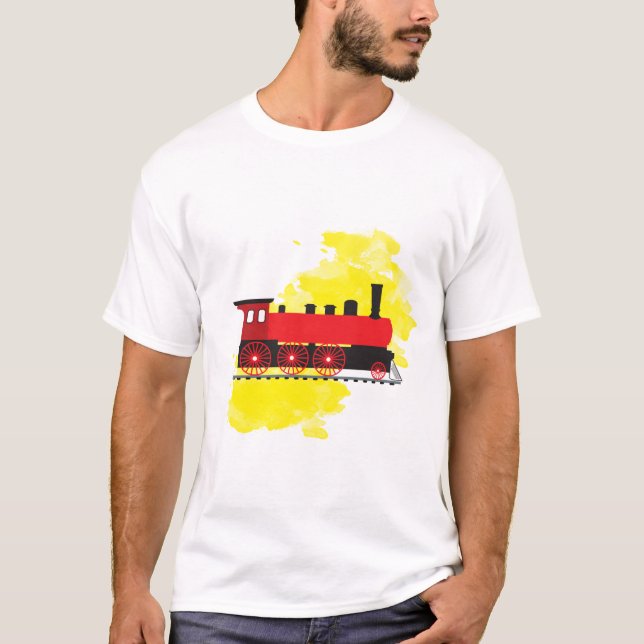 Red Steam Motor T-Shirt (Vorderseite)